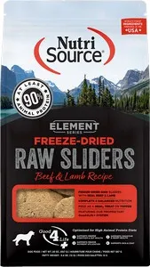 20oz Nutrisource Element Freeze-Dried Beef Lamb Sliders - Health/First Aid